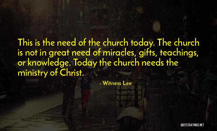 Christian Ministry Quotes By Witness Lee Christian Ministry Quotes By Witness Lee