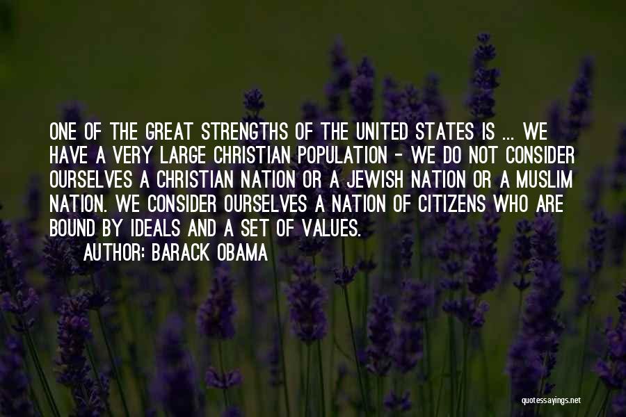Christian Nation Quotes By Barack Obama