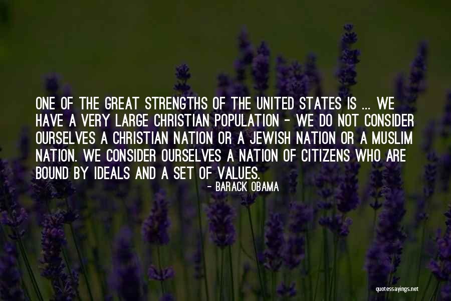 Christian Nation Quotes By Barack Obama