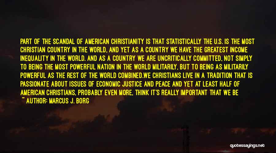 Christian Nation Quotes By Marcus J. Borg