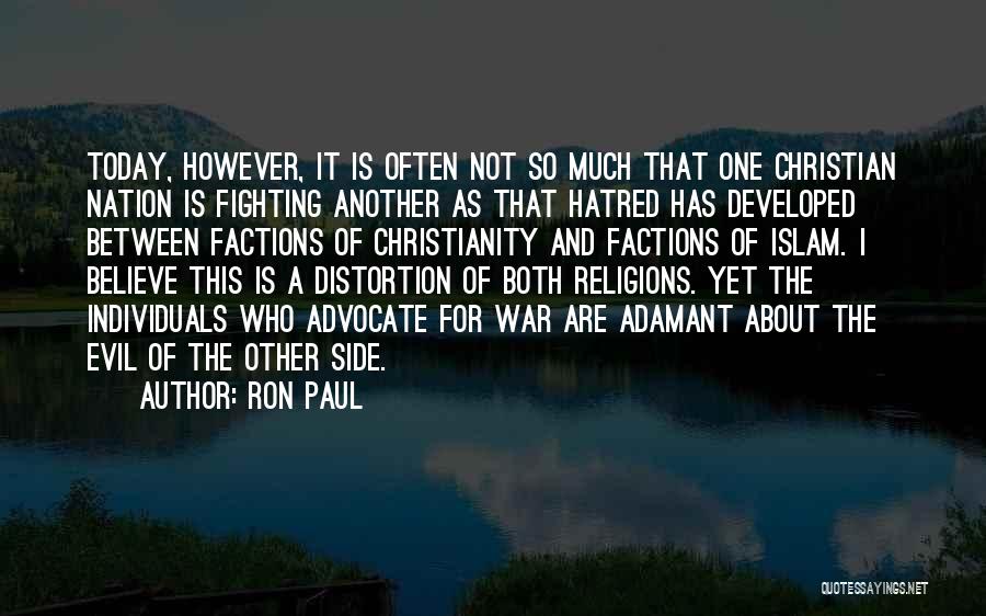 Christian Nation Quotes By Ron Paul