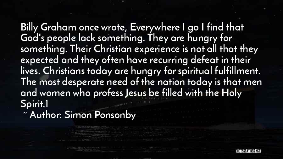 Christian Nation Quotes By Simon Ponsonby