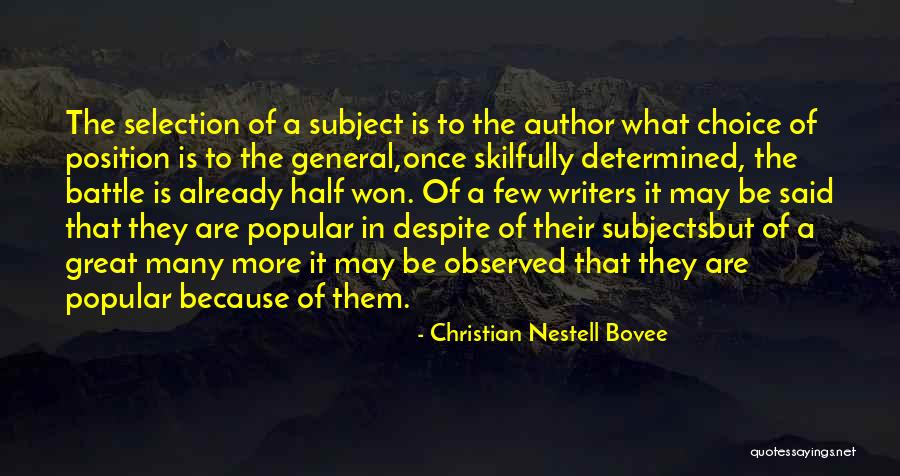 Christian Nestell Bovee Quotes 1569256