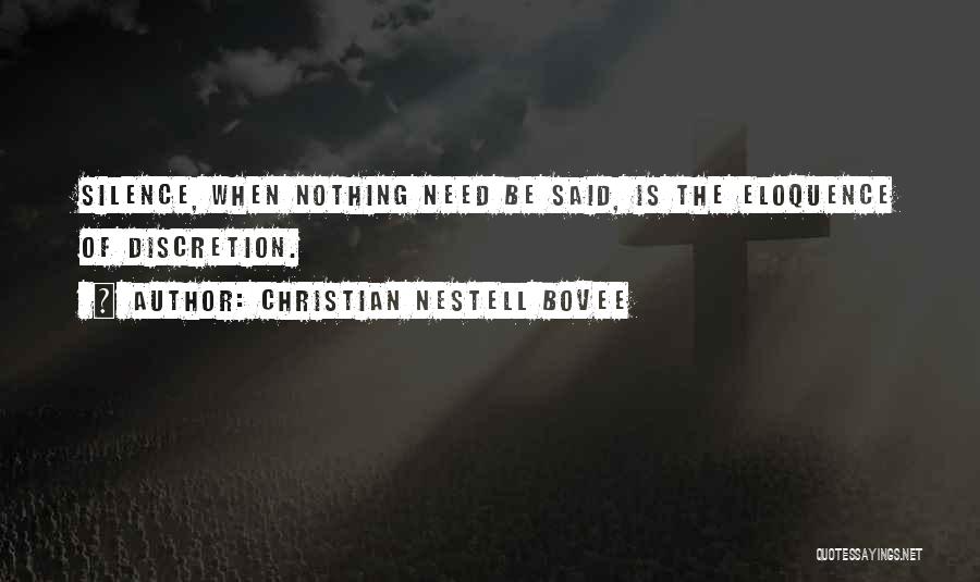 Christian Nestell Bovee Quotes 240115