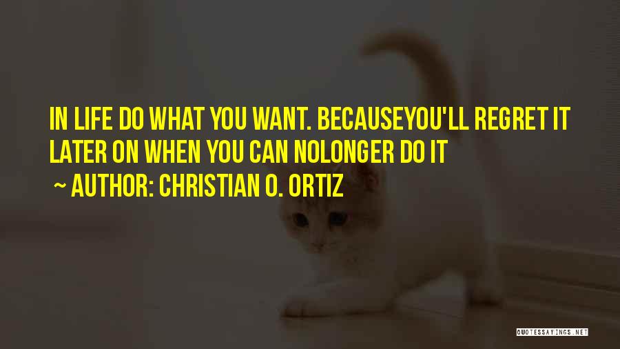 Christian O. Ortiz Quotes 696788