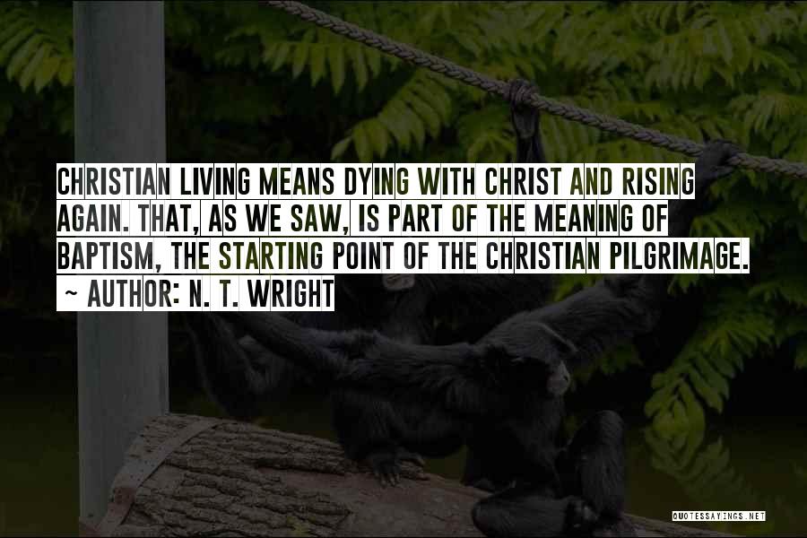 Christian Pilgrimage Quotes By N. T. Wright