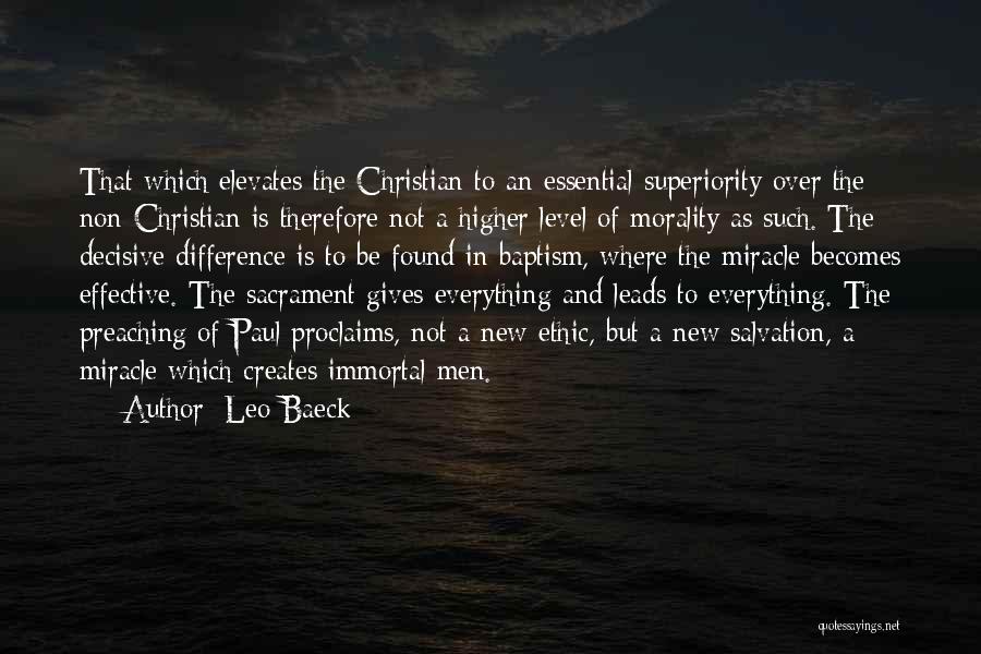 Christian Preaching Quotes By Leo Baeck