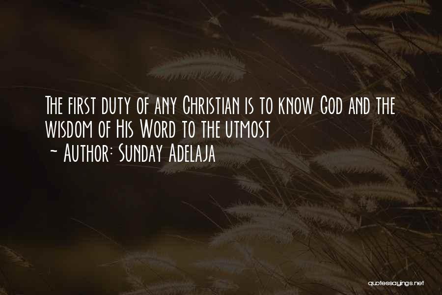 Christian Prosperity Quotes By Sunday Adelaja