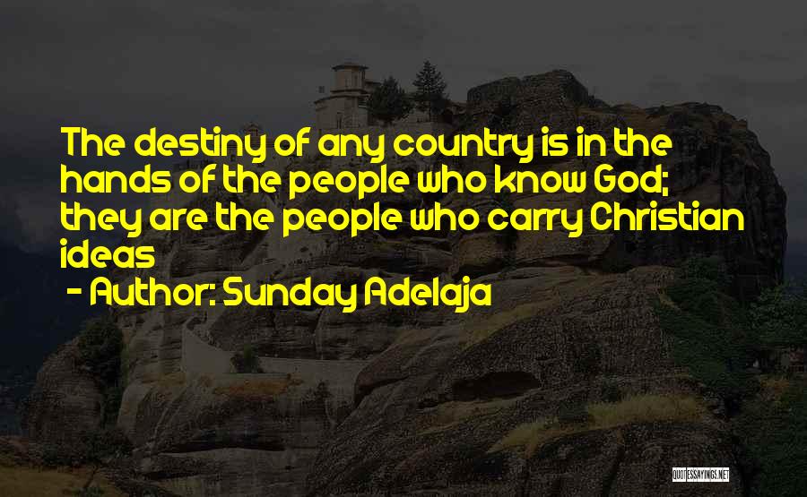 Christian Prosperity Quotes By Sunday Adelaja