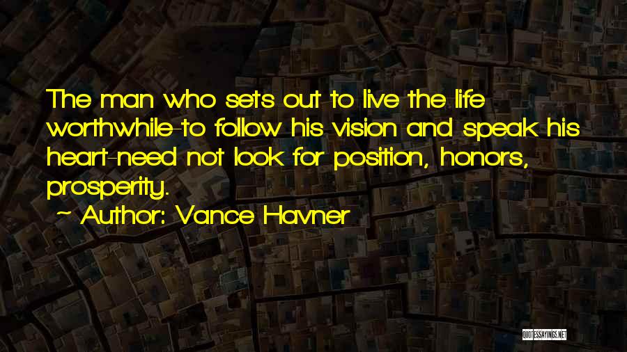 Christian Prosperity Quotes By Vance Havner