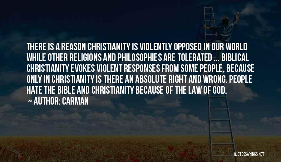 Christian Religions Quotes By Carman