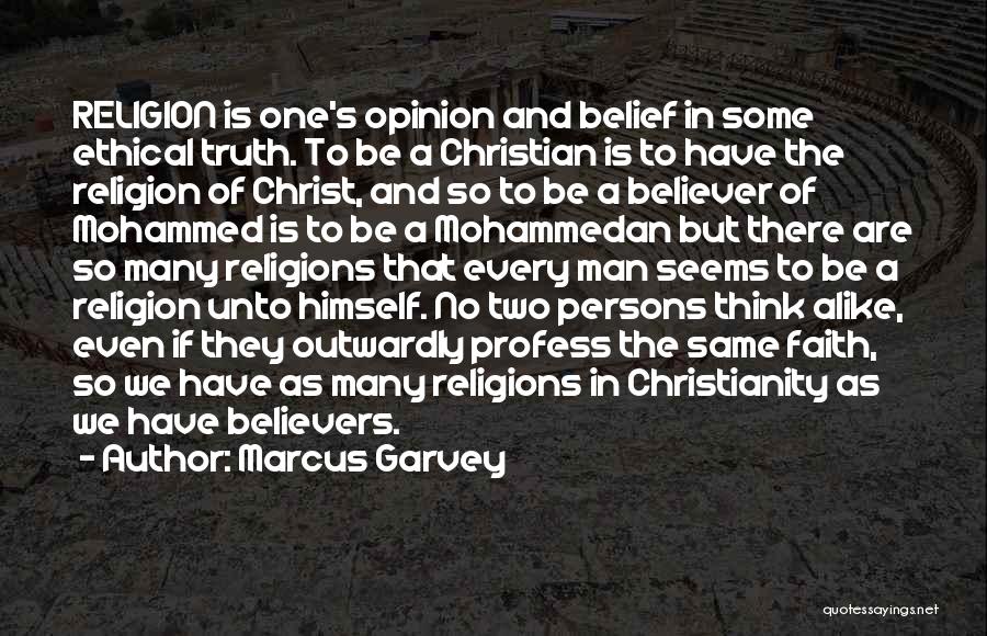 Christian Religions Quotes By Marcus Garvey