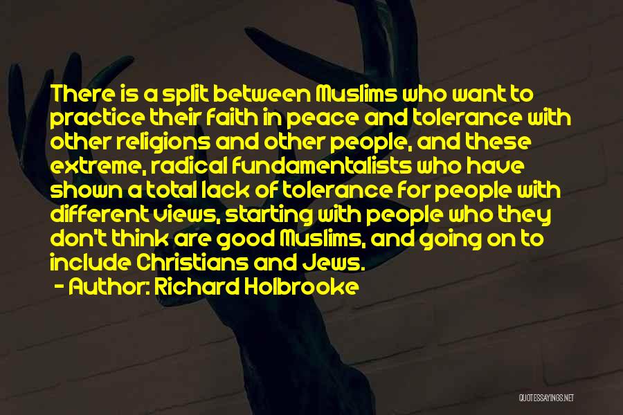 Christian Religions Quotes By Richard Holbrooke