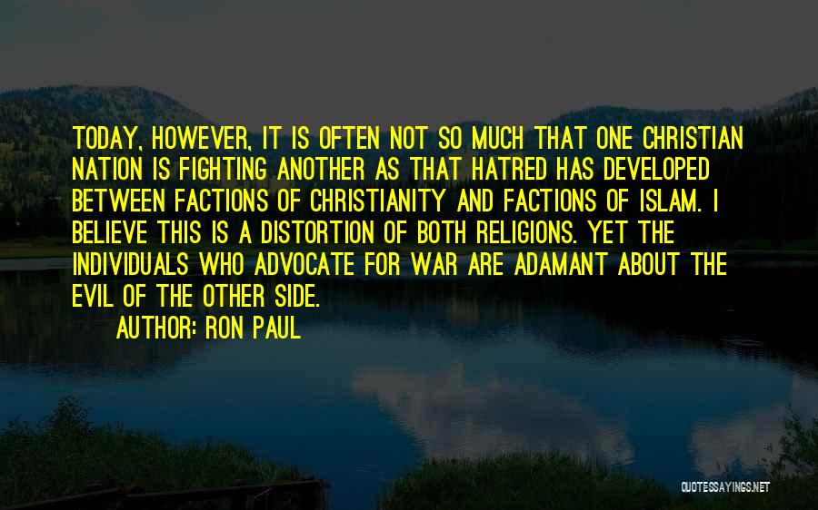 Christian Religions Quotes By Ron Paul