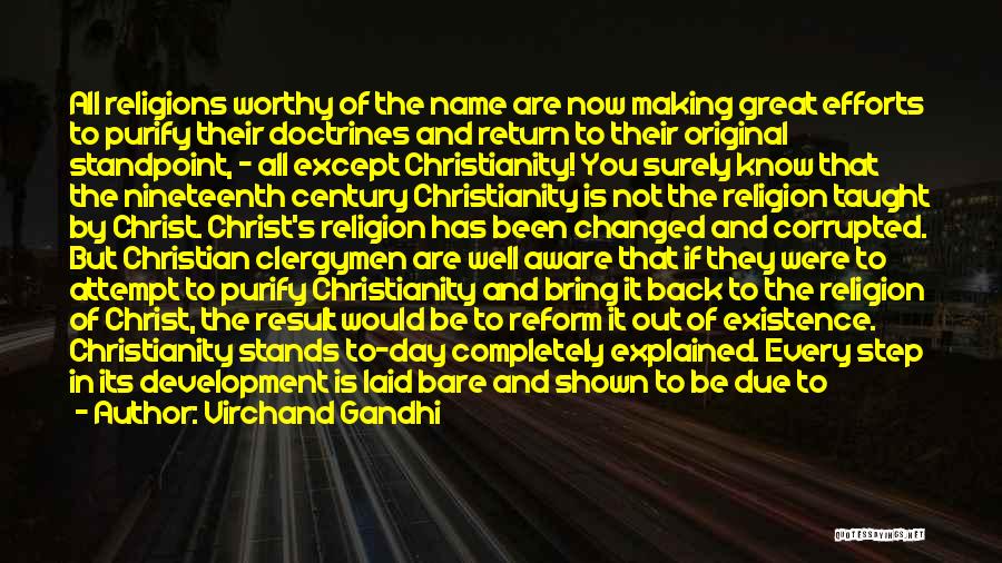 Christian Religions Quotes By Virchand Gandhi