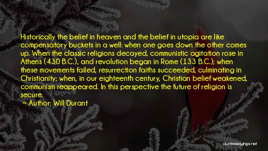 Christian Religions Quotes By Will Durant