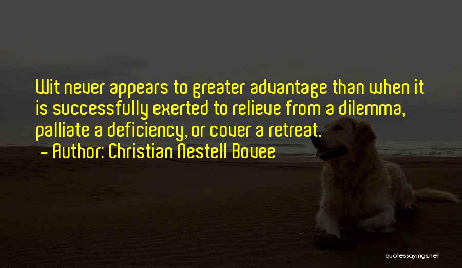 Christian Retreat Quotes By Christian Nestell Bovee