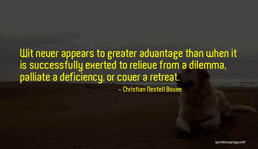 Christian Retreat Quotes By Christian Nestell Bovee