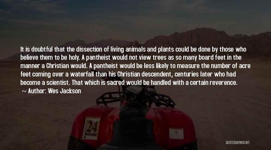 Christian Reverence Quotes By Wes Jackson