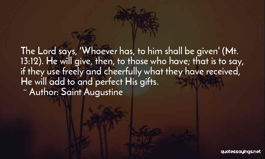 Christian Says And Quotes By Saint Augustine