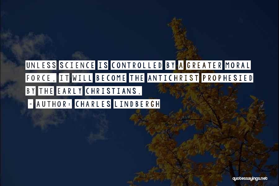 Christian Science Quotes By Charles Lindbergh
