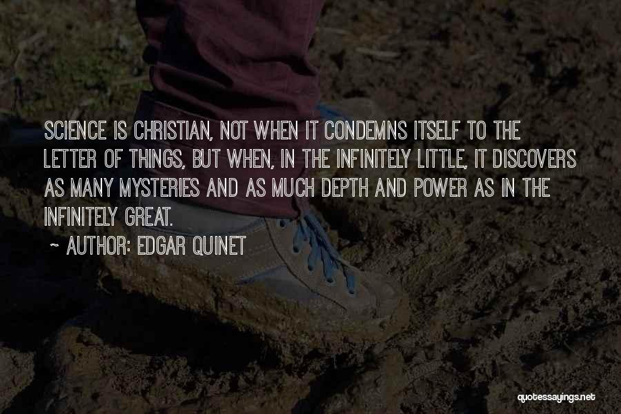 Christian Science Quotes By Edgar Quinet