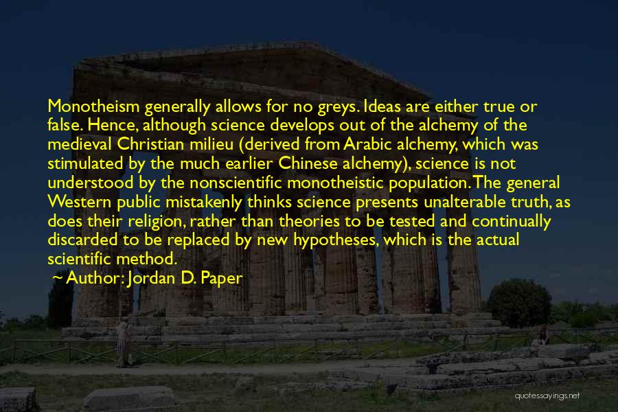 Christian Science Quotes By Jordan D. Paper