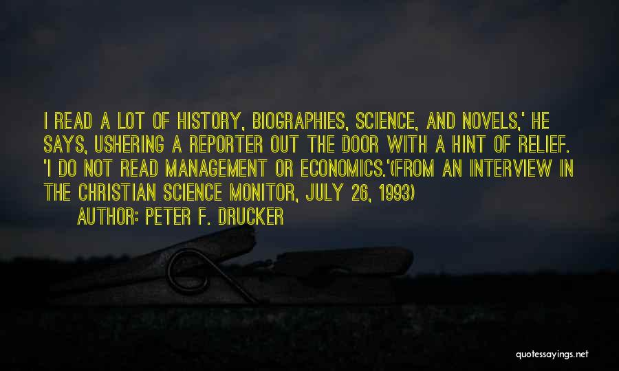 Christian Science Quotes By Peter F. Drucker