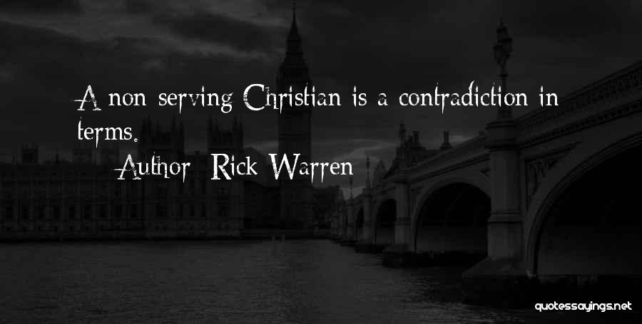 Christian Serving Quotes By Rick Warren