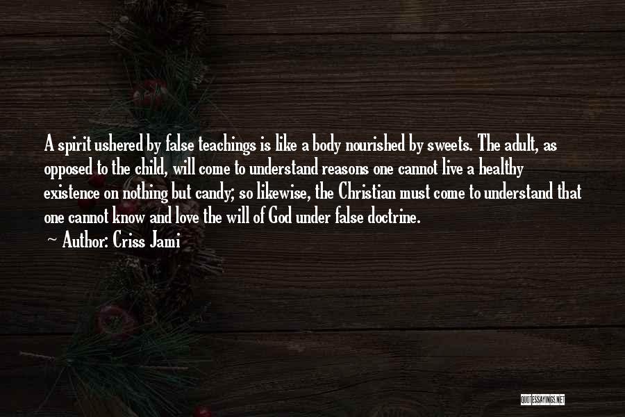 Christian Teachings Quotes By Criss Jami
