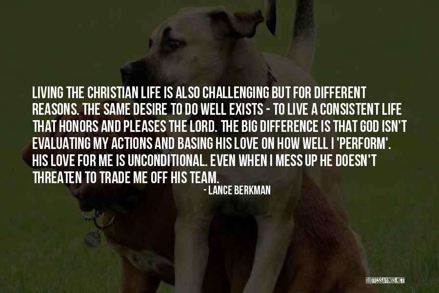 Christian Team Quotes By Lance Berkman