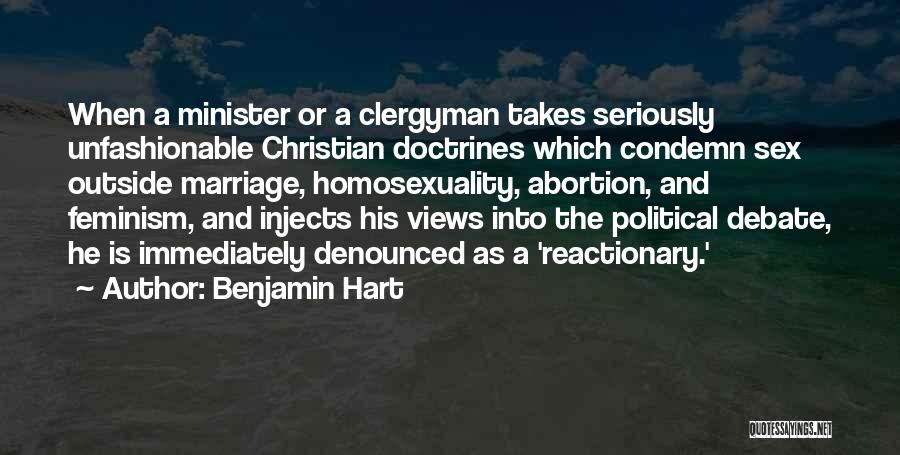 Christian Views On Abortion Quotes By Benjamin Hart