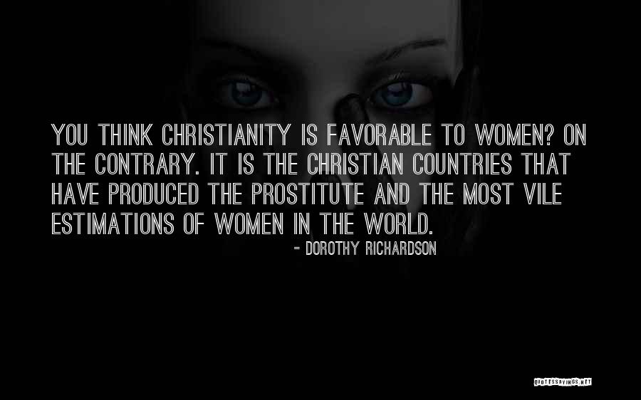 Christian Women Quotes By Dorothy Richardson Christian Women Quotes By Dorothy Richardson
