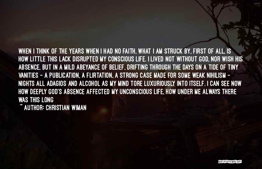 Christianity And Alcohol Quotes By Christian Wiman