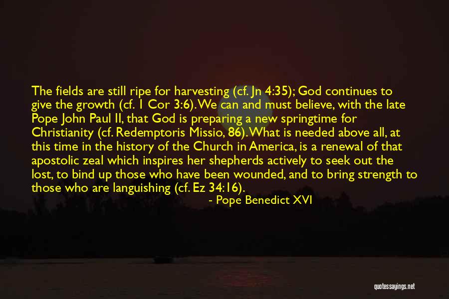 Christianity And America Quotes By Pope Benedict XVI