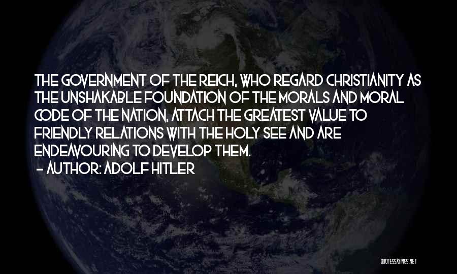 Christianity And Atheism Quotes By Adolf Hitler