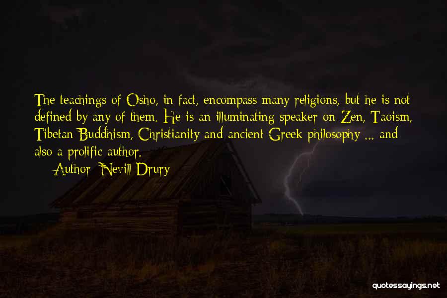 Christianity And Buddhism Quotes By Nevill Drury