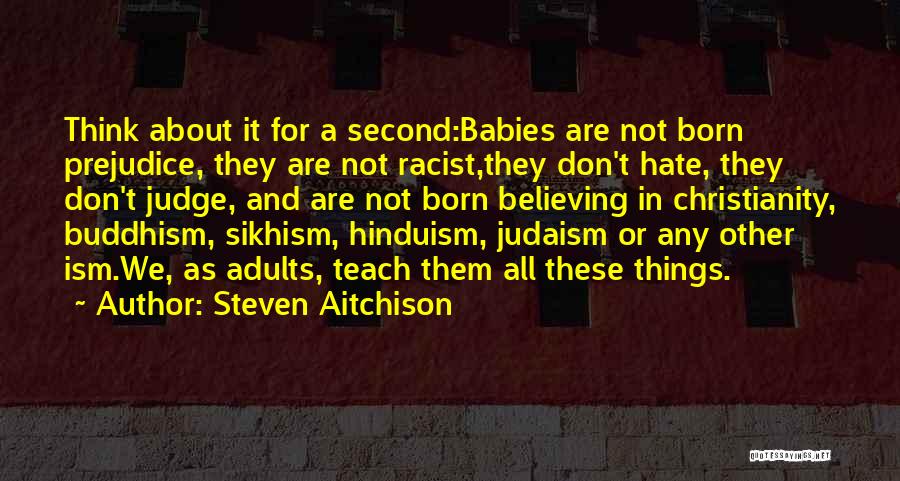 Christianity And Buddhism Quotes By Steven Aitchison