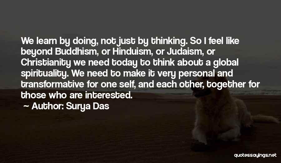 Christianity And Buddhism Quotes By Surya Das