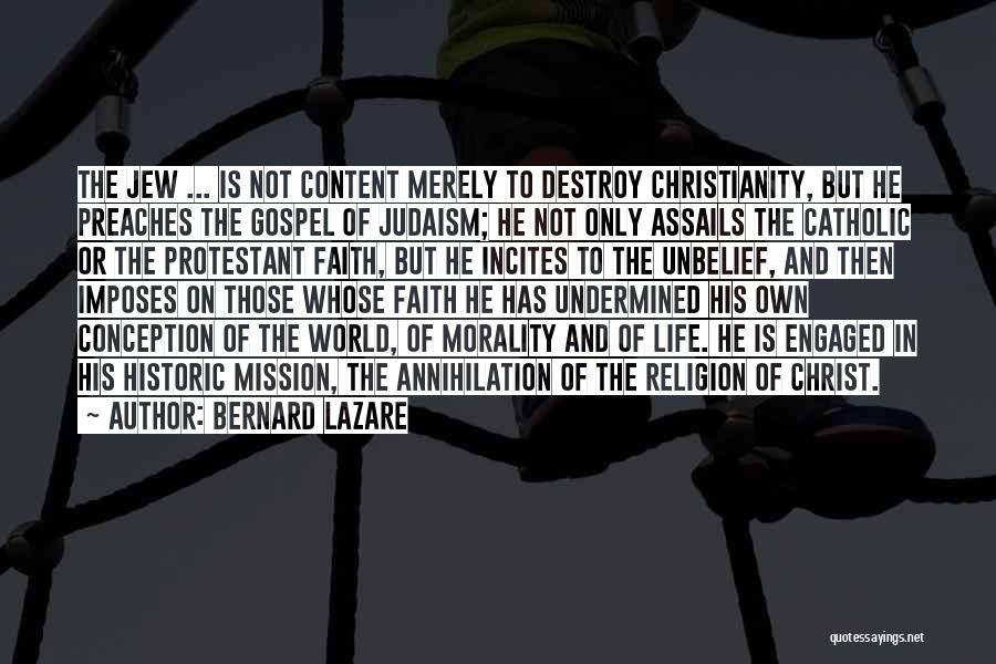 Christianity And Judaism Quotes By Bernard Lazare