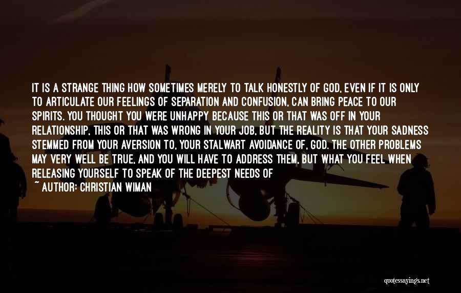 Christianity And Peace Quotes By Christian Wiman