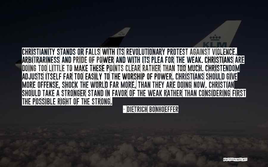 Christianity And Peace Quotes By Dietrich Bonhoeffer