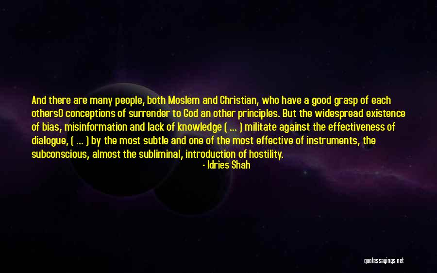 Christianity And Peace Quotes By Idries Shah