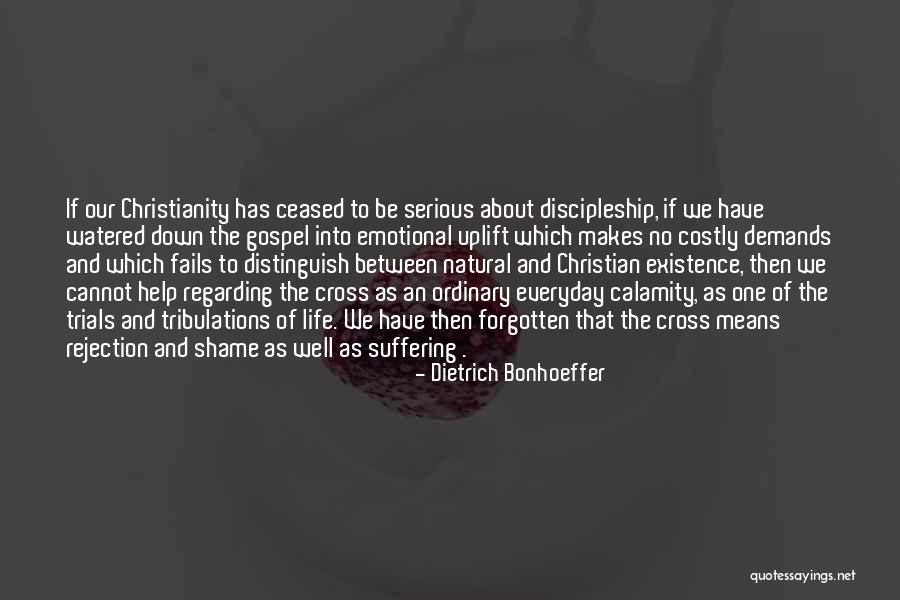 Christianity And Suffering Quotes By Dietrich Bonhoeffer