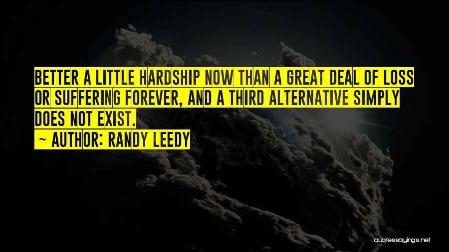 Christianity And Suffering Quotes By Randy Leedy