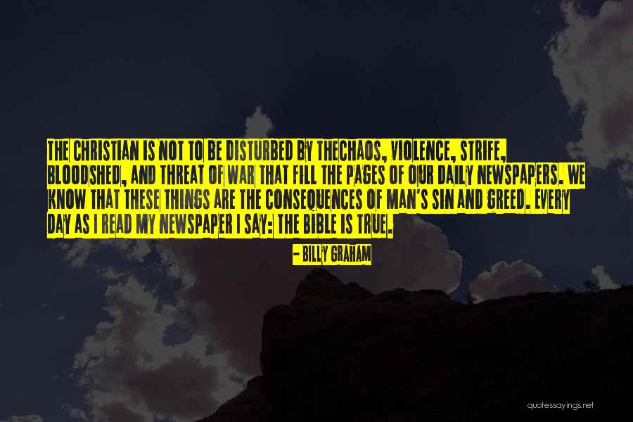 Christianity And War Quotes By Billy Graham