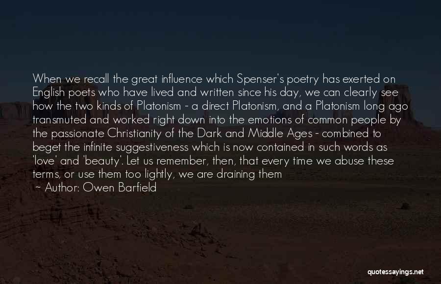 Christianity In The Middle Ages Quotes By Owen Barfield