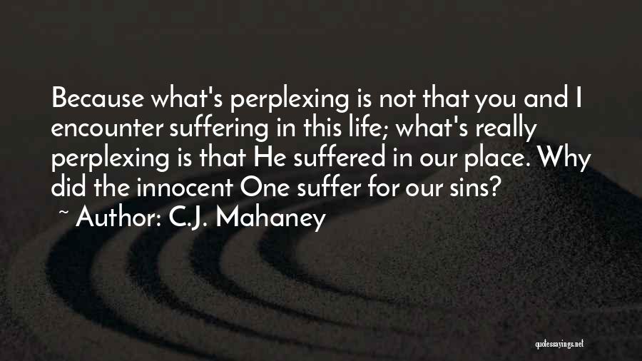 Christianity Suffering Quotes By C.J. Mahaney