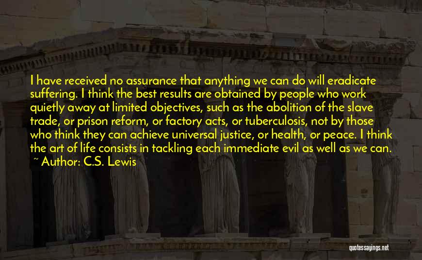 Christianity Suffering Quotes By C.S. Lewis