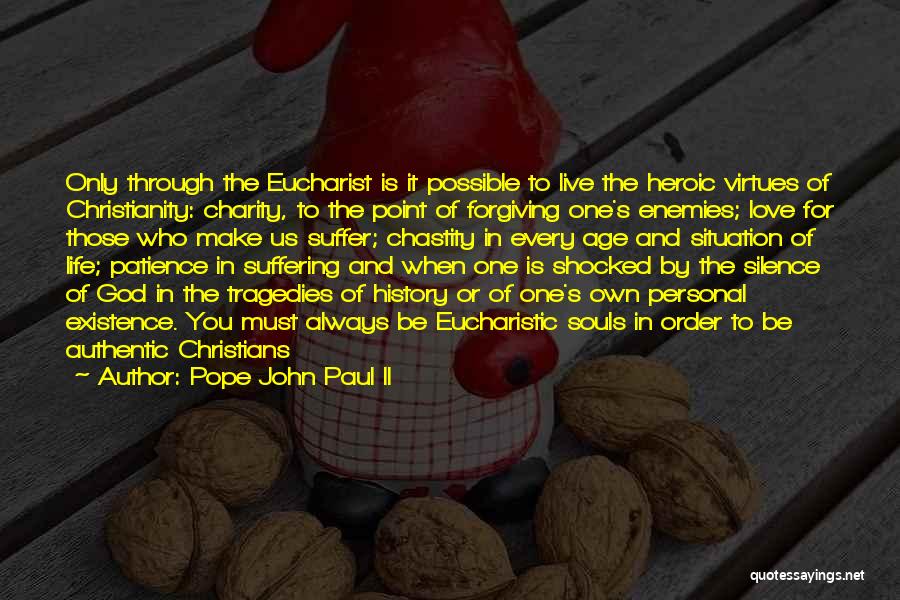 Christianity Suffering Quotes By Pope John Paul II